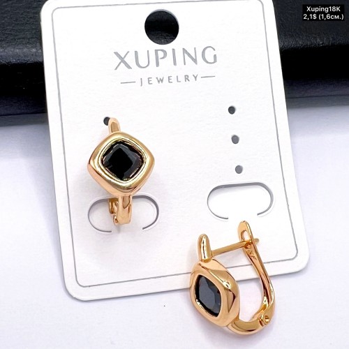 Сережки Xuping18К 20294 (1,6см)